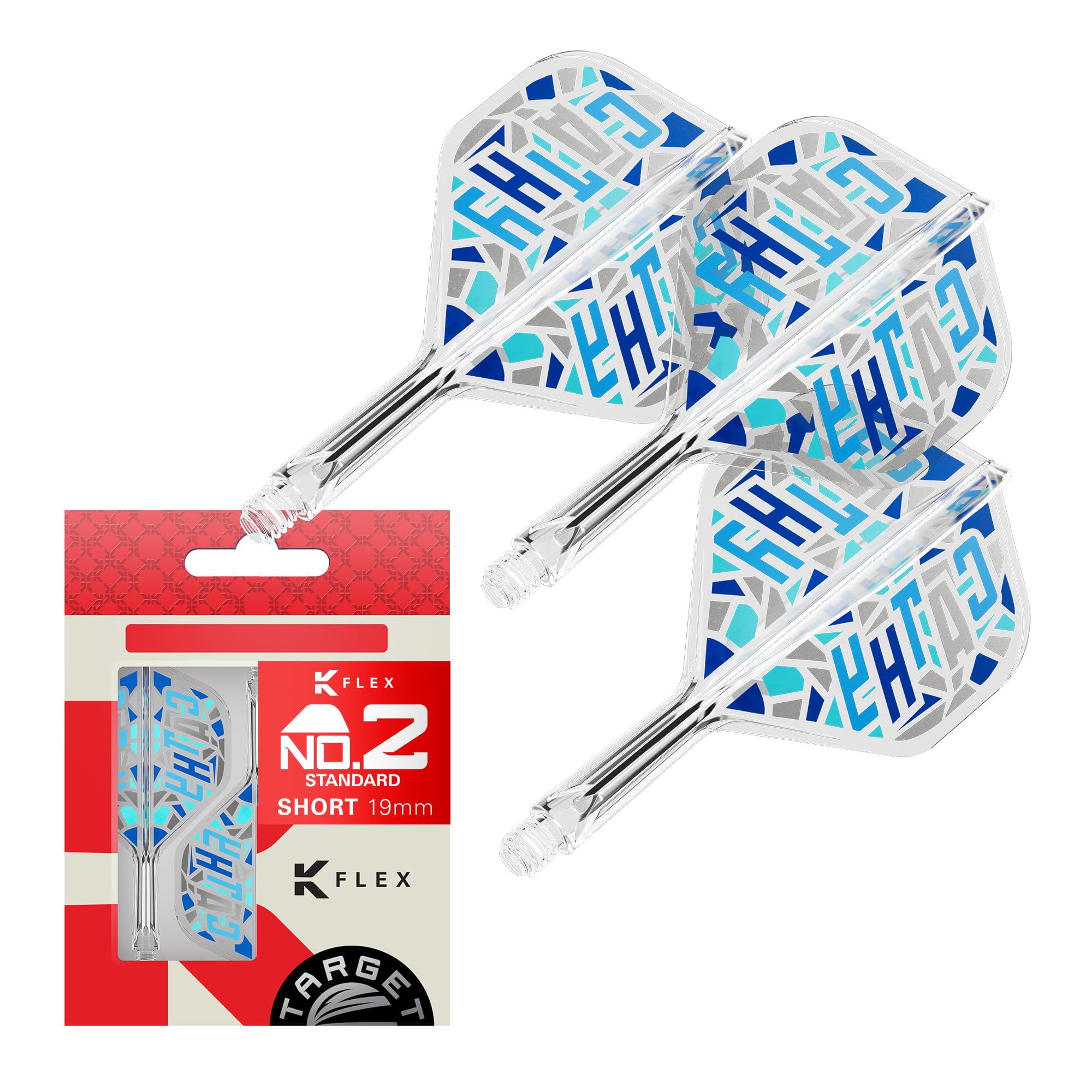 

Target Japan CHARIS 2025 Cathy Leung Stained Glass Dart Accessories CHARIS K-FLEX K-Flex Selected, Design, 3-Pack, (K-FLEX 2025) (19mm Standard)