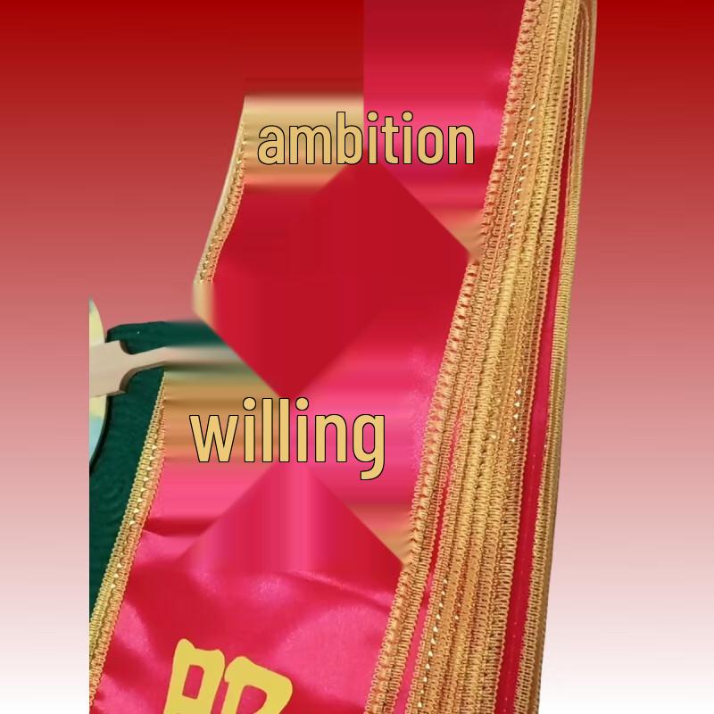 RYZH Custom Double-Sided Satin Etiquette Sash