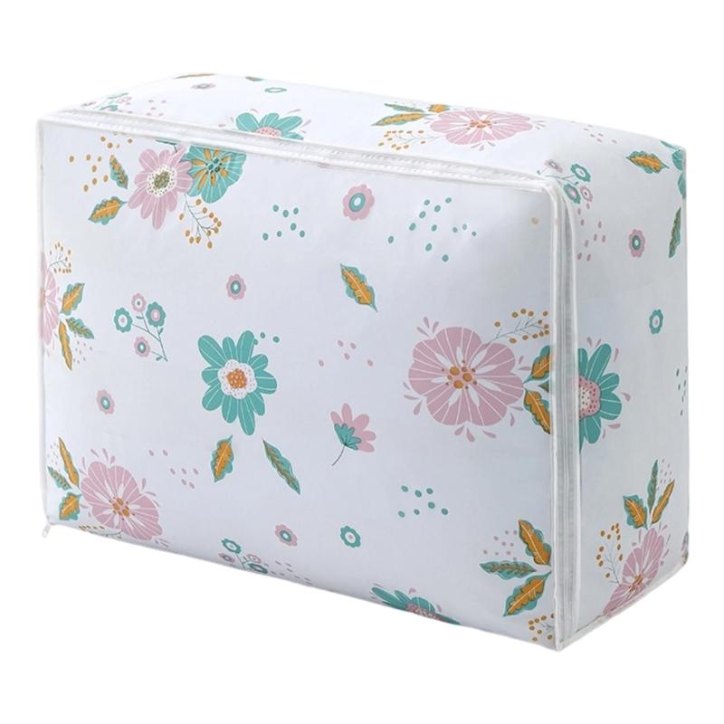 PEVA Multiple Use Storage Bag Sturdy Zippered Organizers for Bedding Clothes Travel Items