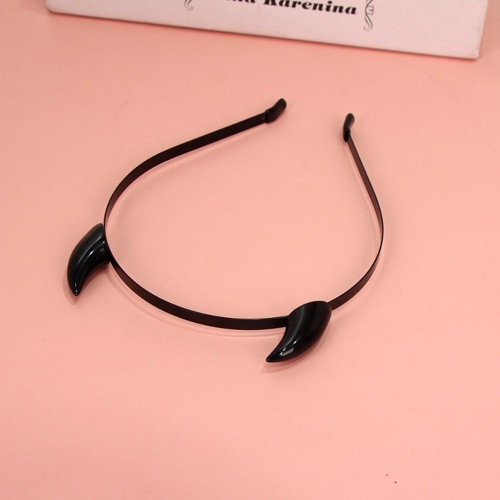 Harz Ochsengeweih Haarspangen Tier Anime Stirnband Teufelshorn Haarband Tägliches Styling