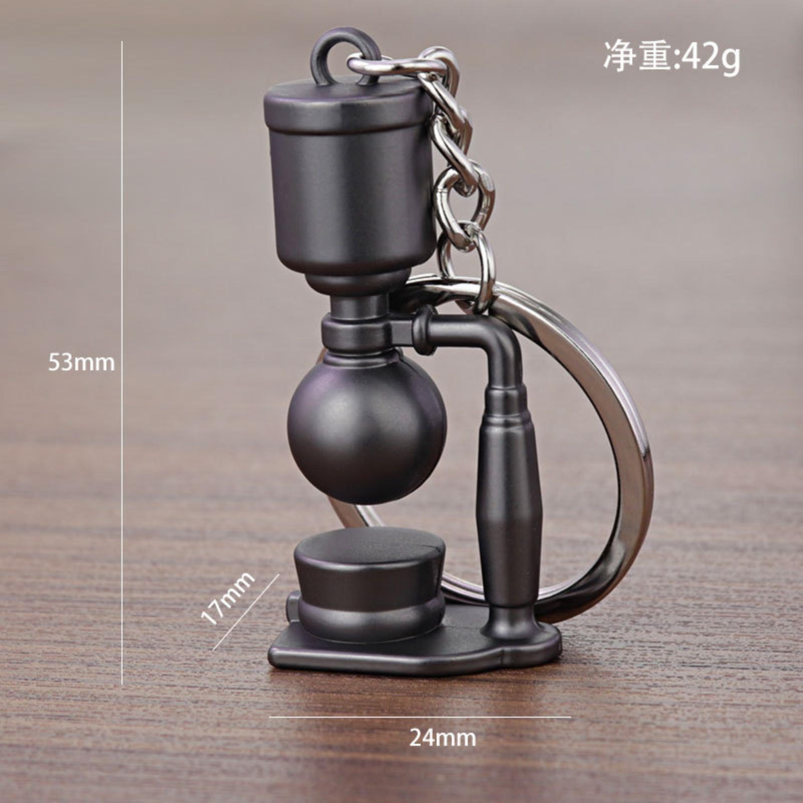 Кофейный брелок металлический подвеска для автомобильного ключа One Size