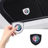 3D Car Styling Shield Emblem Badge Metal Stickers Decor Decals For 159 Giulietta Giulia 147 Mito 156 166 Stelvio