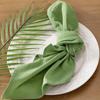 Cross-border Hot Sale Modern Square Cotton Cloth Napkin Kitchen Hotel Folded Birthday Wedding Party Table Decoration