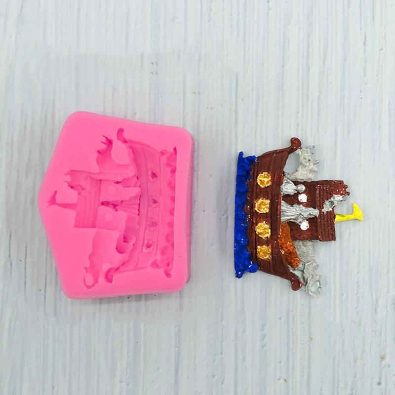 Landscaping Shipwreck Silicones Mould Ornament Molds Candle Molds Casting Mould Epoxy Resin Molds Craft Supplies