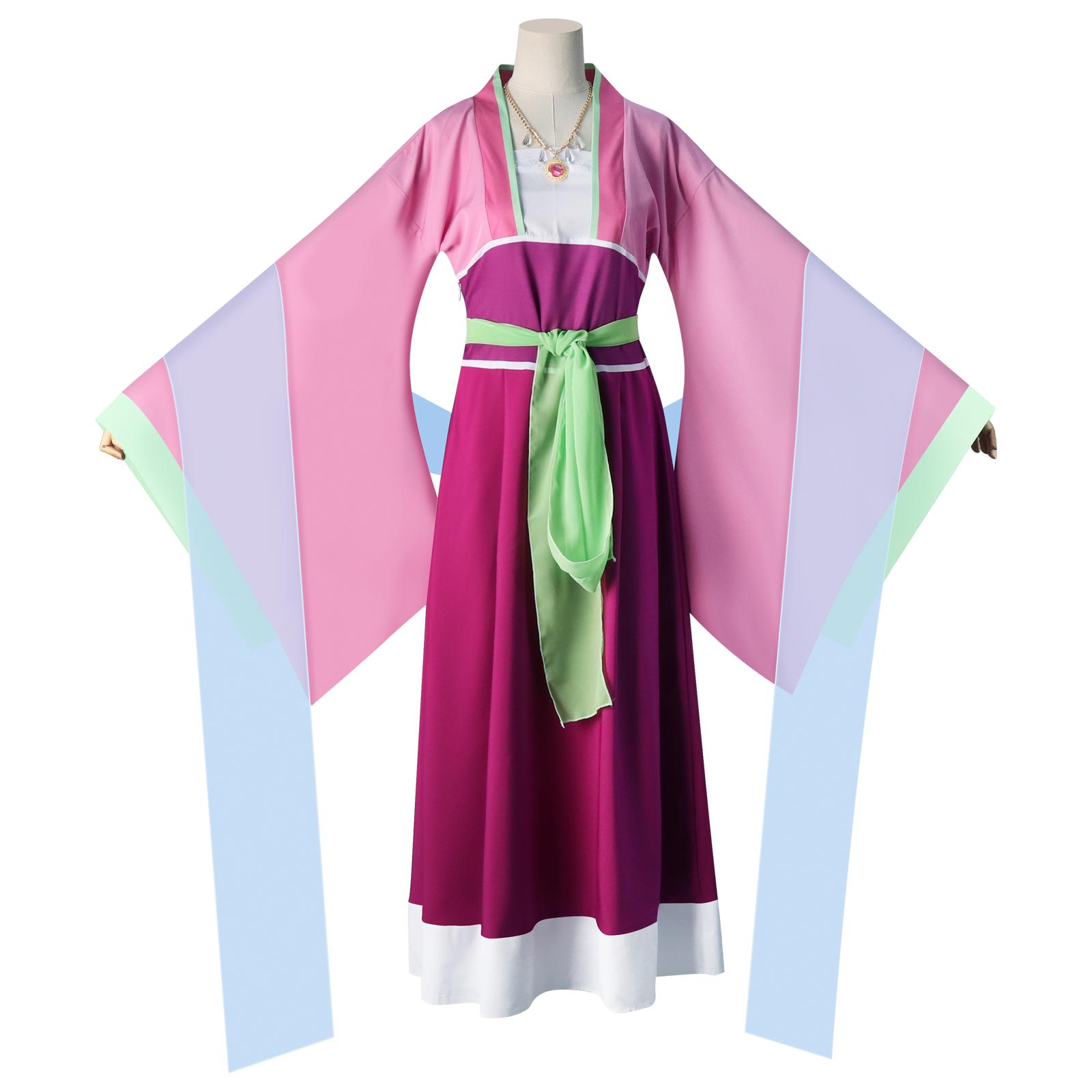 

MAO MAO role-playing costume Anime Pharmacist Diary Pink dress Kusuriya No Hitorigoto Halloween Party Woman XL