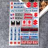 For SUZUKI Reflective Motorcycle Stickers, 3M Safety Warning At Night In The Dark Scooter Helmets