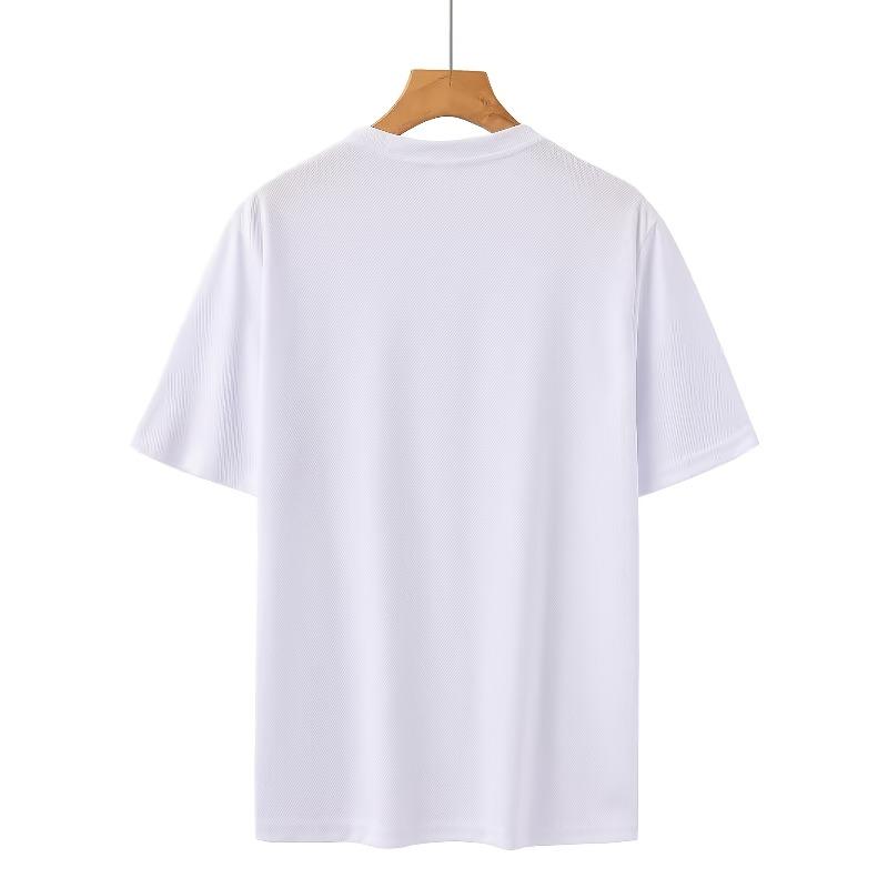 Taglia Europea Uomo T-shirt Girocollo Vestibilità Larga Traspirante Asciugatura Rapida Assorbente Umidità - Abbigliamento Sportivo Casual Leggero