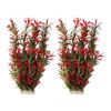 2lots Artificial Silk And Plastic Water Plant Colorful Simulated Underwater for Home Or Office Aquariums