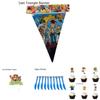 Toy Story Buzz Woody Bo Peep Geburtstagsfeierzubehör mit bunten Tellern, Bechern und Bannern für die ultimative Feier