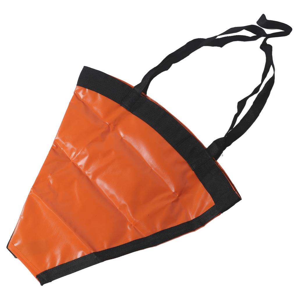 Drift Sock High Visibility Wind Resistant Orange Portable Tear Resistant Sea Anchor Drogue For Marine Boats Yachts