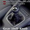 For Volkswagen VW Golf 5 V 6 VI MK5 MK6 Jetta 2005-2014 5/6 Speed Stick Gear Shift Knob with Leather Boot Collar Case Car Stying