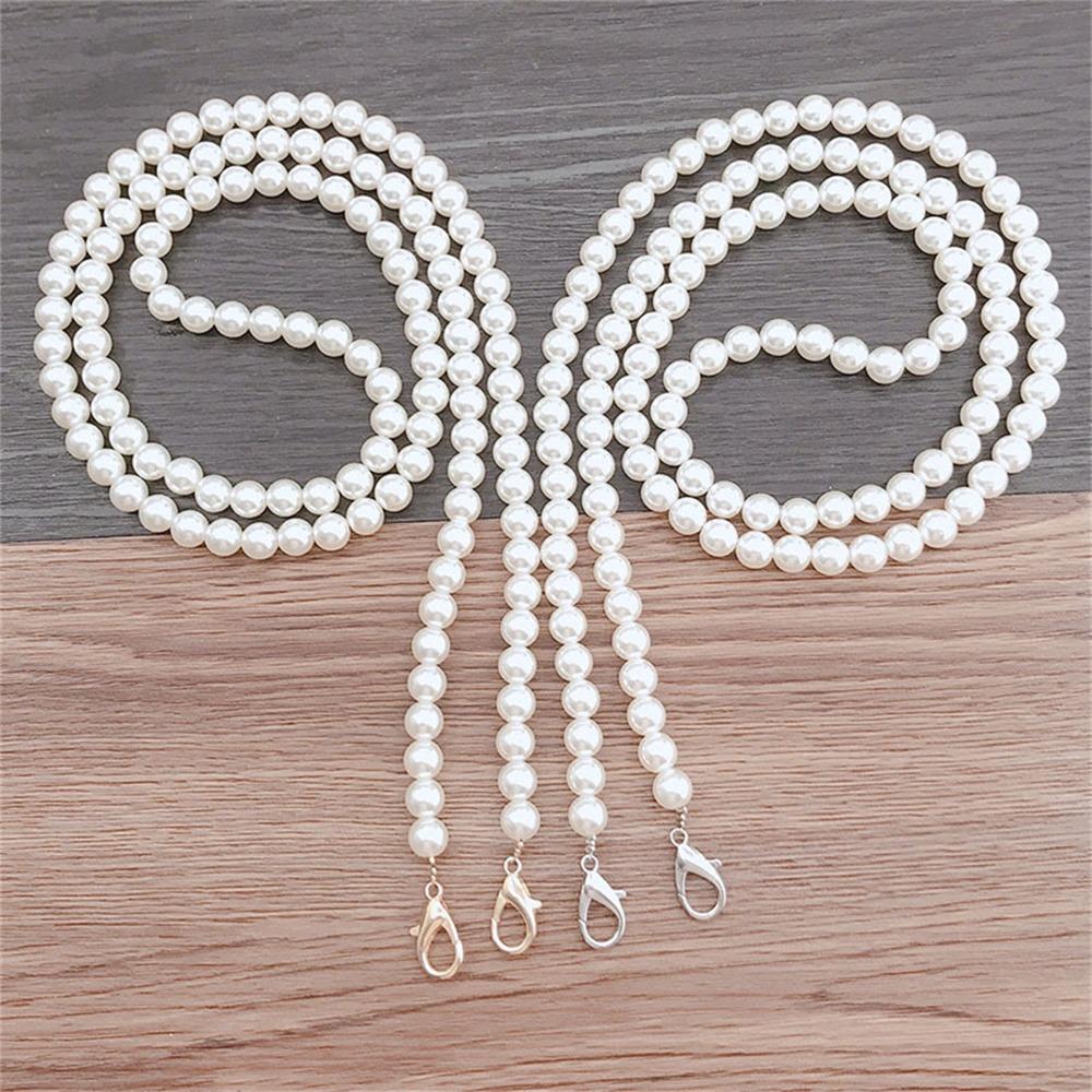 Gold/silver Buckle Pearl Crossbody Mobile Phone Chain  Mobile Phone Pendant