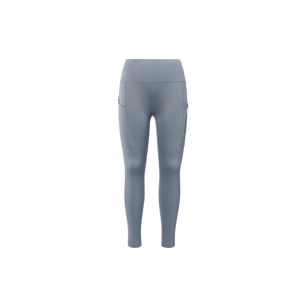 New Nike Go Sports Pants Women's Gray Slate Blue DQ5695-493