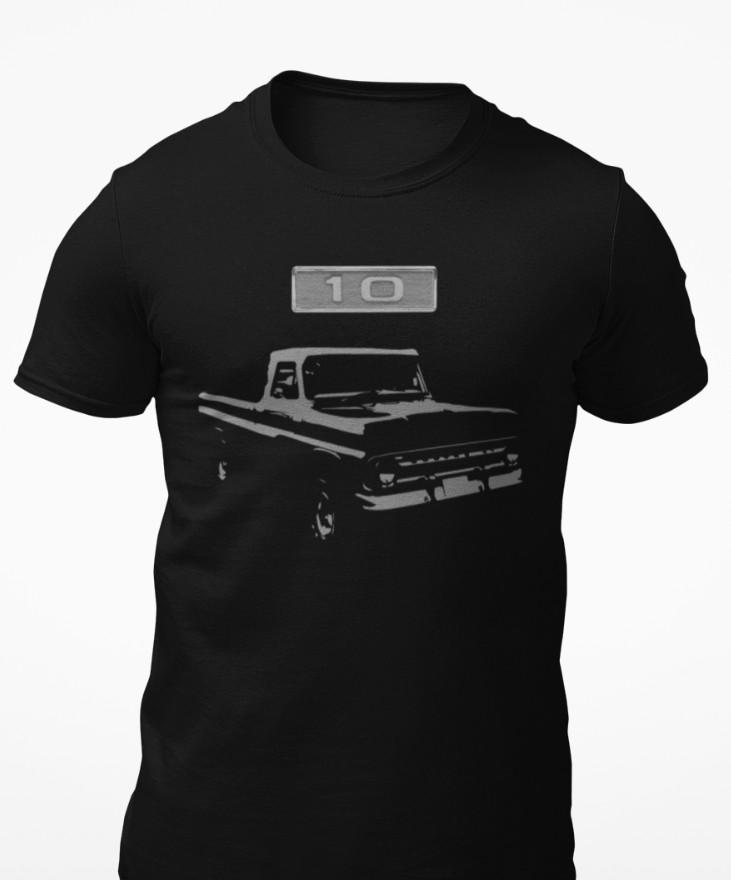 1965 Chevry C10 Fleetside Pickup Truck Short-Sleeve Unisex T-Shirt