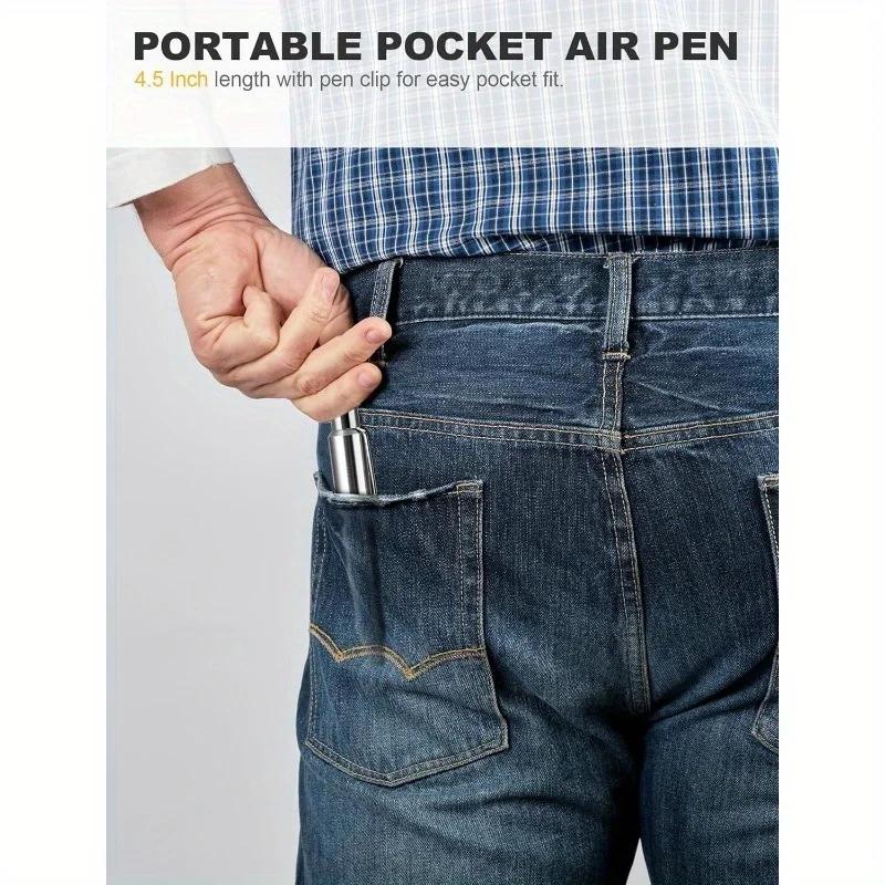 Verstellbare Taschen-Luftpistole Industriestil "M" 1/4 Zoll Schnellkupplung 150 PSI Max Tragbare Luftblaspistole Stift zur Staubentfernung