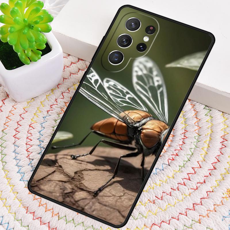 Flying Insect Mosquito Phone Case for Samsung Galaxy Note 10 Pro S26 Ultra S23 S24 FE S25 S21 S22 PLUS Shockproof Cove