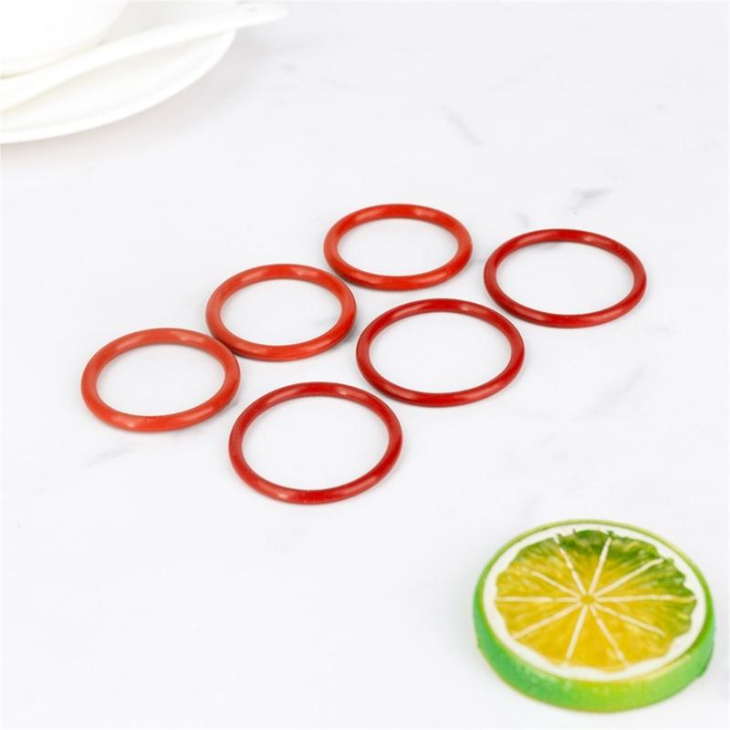 50 Pack Silicone Gasket Replacement Coffee Maker Seals for Coffee Machine Repairing Silicone Texture Sealing Rings