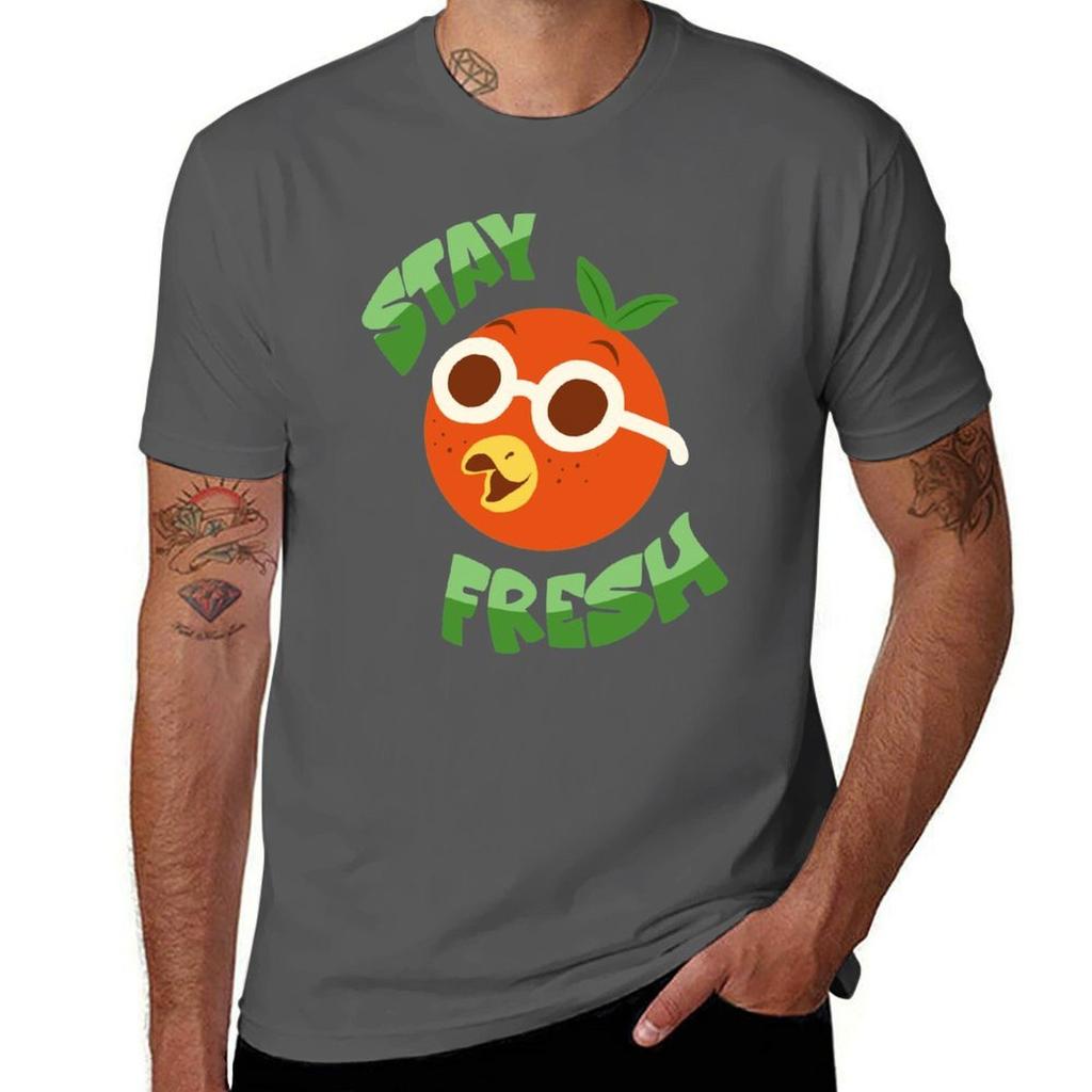 Stay Fresh Little Orange Bird Tshirt Quick Dry Travel Tshirt