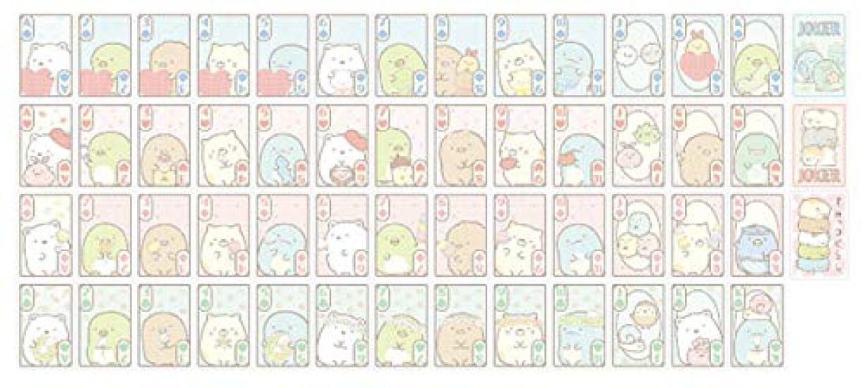 

Ensky Sumikkogurashi Sukaru Playing Cards, Card Size: Approx. H88 x W58mm, 472214