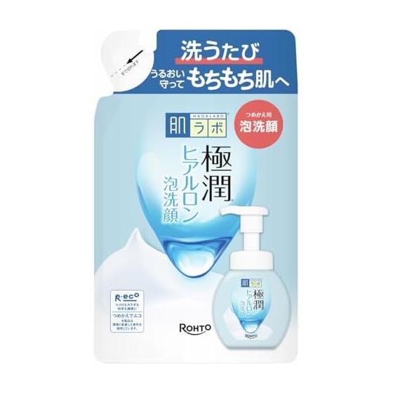 Hada Labo Gokujun Hyaluronic Foam Face Wash Refill 140ML