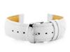 Leather Watch Strap W83L - White - 22Mm