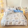 Simple Bedding Washed Cotton Four-piece Set Pastoral Bed Sheet Quilt Cover Bedding Three-piece Set