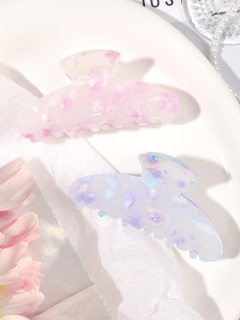 High Quality Acetate Arc Hair Claw,Medium Barrettes For Women Elegant Hairpin Shark Clip Glitter Hair Clips Headdress