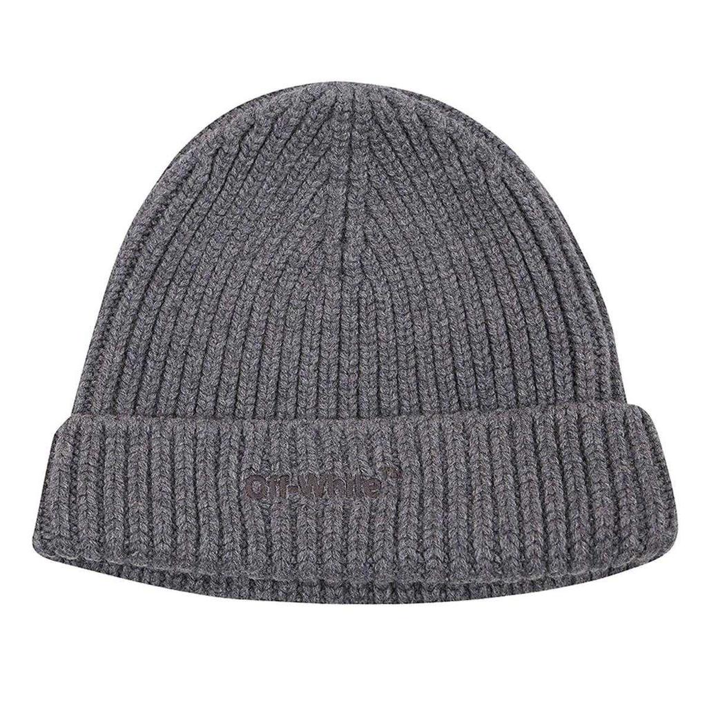 Off White Helvet Beanie