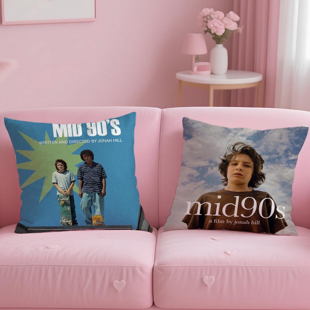 Movie M-Mid 90s Cushion Cover Comfortable Reversible Pillow Cover Ideal for Car Sofa Bedroom & Beyond