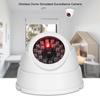 Mr‑18b Wireless Indoor Outdoor Dome Simulated Surveillance Camera with 30pcs Dummy IR LEDs