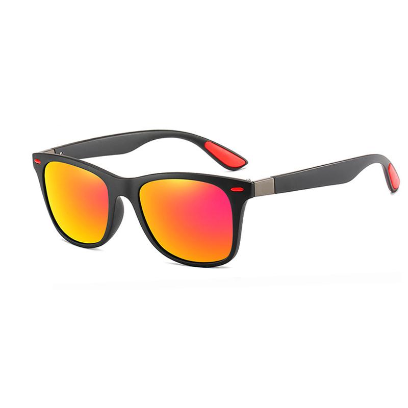 Men's Polarized Square Sunglasses Fashion Rice Nail Driver Glasses Riding Driving Sun Shade Sunglasses