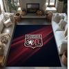 Lyon FC Soccer Football Pattern Soft Area Rug Non Slip Indoor Floor Carpet Sports Decor Mat for Bedroom