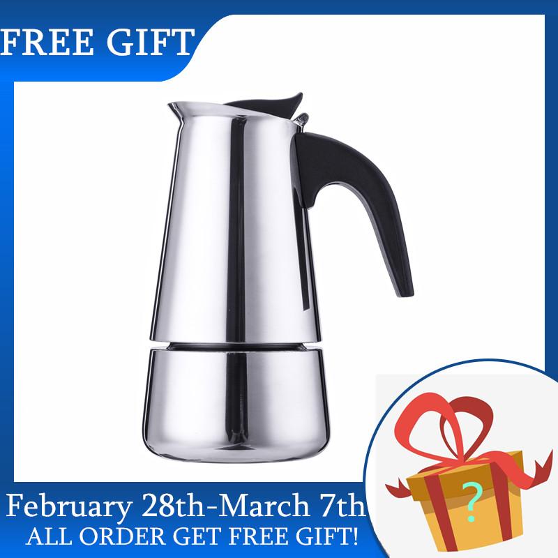 Godmorn Espresso Maker 4 tazas / 200ml Cafetera de aluminio Para cocina /  oficina / Iglesia / Fiesta de vacaciones comprar a buen precio — entrega  gratuita, reseñas reales con fotos — Joom