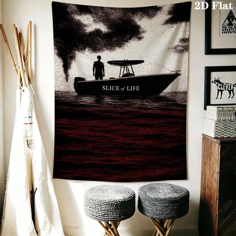 DEXTER Wall Tapestry Aesthetic Wall Hanging Printed Fabric Blanket Decorative Tapestries for Bedroom Living Room Home Decor