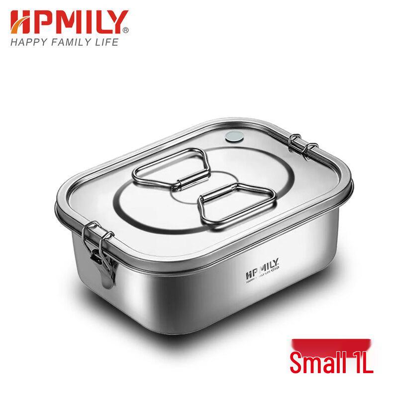 HPMILY 304 Stainless Steel Rectangular Lunch Box