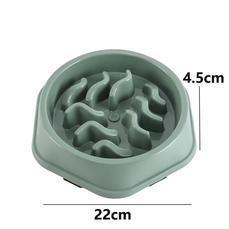 Non-Slip Slow Feeder Bowl for Small & Medium Dogs and Cats