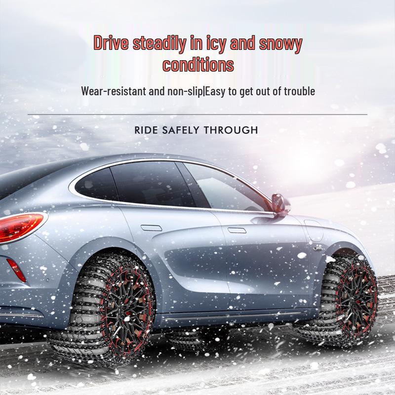 Premium Universal SUV & Sedan Tire Anti-Skid Chains for Off-Road Safety