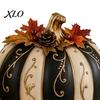 Halloween Pumpkin Decor Fall Decor, Autumn Harvest Resin Figurine, Vintage Rustic Holiday Decorations Table Centerpiece for Thanksgiving, Indoor Home