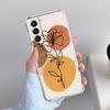Phone Case For Samsung Galaxy S26 S25 S24 S23 S22 Ultra S20 S21 FE 5G Plus Soft Clear Cover One Line Art