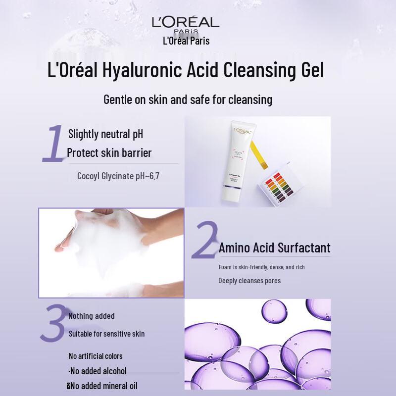 L'Oréal Hyaluronic Acid Amino Acid Cleanser