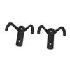 6 Pcs Double Prong Hook Wall Mounted Zinc Alloy Heavy Duty Dual Prong Hook for Coat Robe Scarf Towel