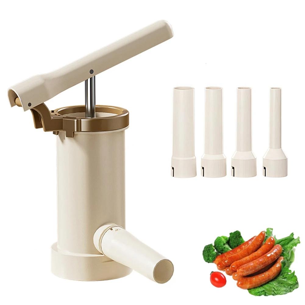 Homemade Sausage Maker Manual Sausage Machine Easy To Transport Efficient Sausage Filling Essential Tool For Chefs China Mainland