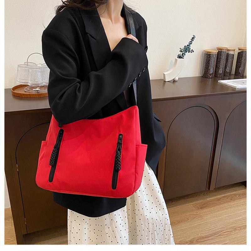 Large Capacity Single Shoulder Bag Fashion Casual Commuting Tote Bag Korean Style Crossbody Bag for Women
