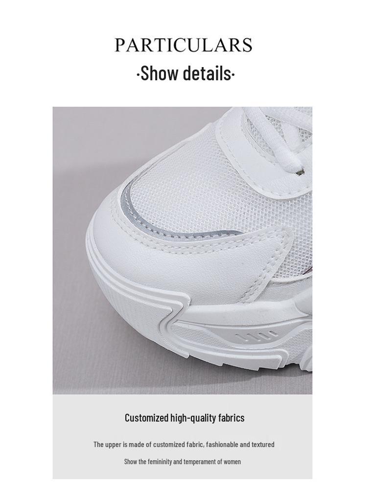 Women's Trendy Daddy Sneakers K802 - Spring 2025 Collection, All-Match Casual Sports Shoes for Spring and Autumn