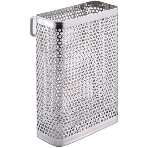 Shimomura Kihan Chopstick Drainer Pocket Slim [Made in Japan] Stainless Steel Perforated Drainer with Hooks for Cutlery and Rice Paddles, Tsubame-Sanj