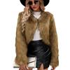 Autumn and winter women's clothing artificial fur jacket European and American street style short cardigan plush top spot
