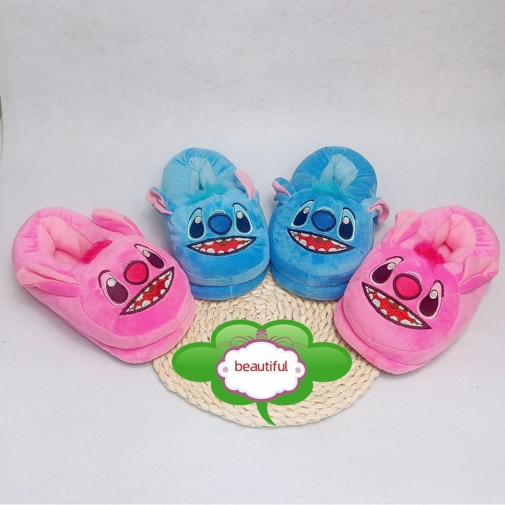 Lilo Stitch Plush Slippers For Adults And Kids With Antislip Warmth Indoor Use