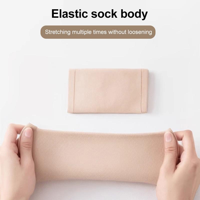 2Pcs Heel Protectors Cover Silicone Anti-Crack Moisturizing Socks Unisex Pain Relief Feet Care Sock