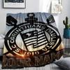 1PC Custom Name Corinthians Patterned Flannel Blanket Suitable For All Seasons for Home Decor Warmth and Comfort Gifts Holiday Present