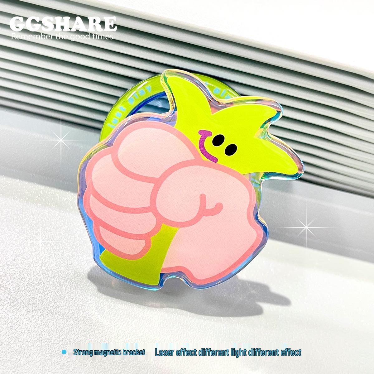 

Wocao Hermit Crab Magnetic Stand Frosted Phone Case for iPhone 17 - Cute & Funny Abstract Design iPhone 17 Pro